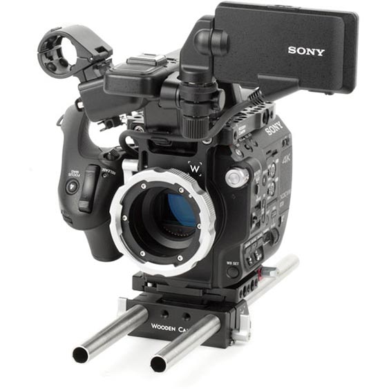 Wooden Camera Lens Support Adapter (FS5)